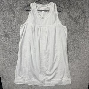 Shabby Chic Sundress L Eyelet Embroidered Boho Cottagecore Romantic Feminine
